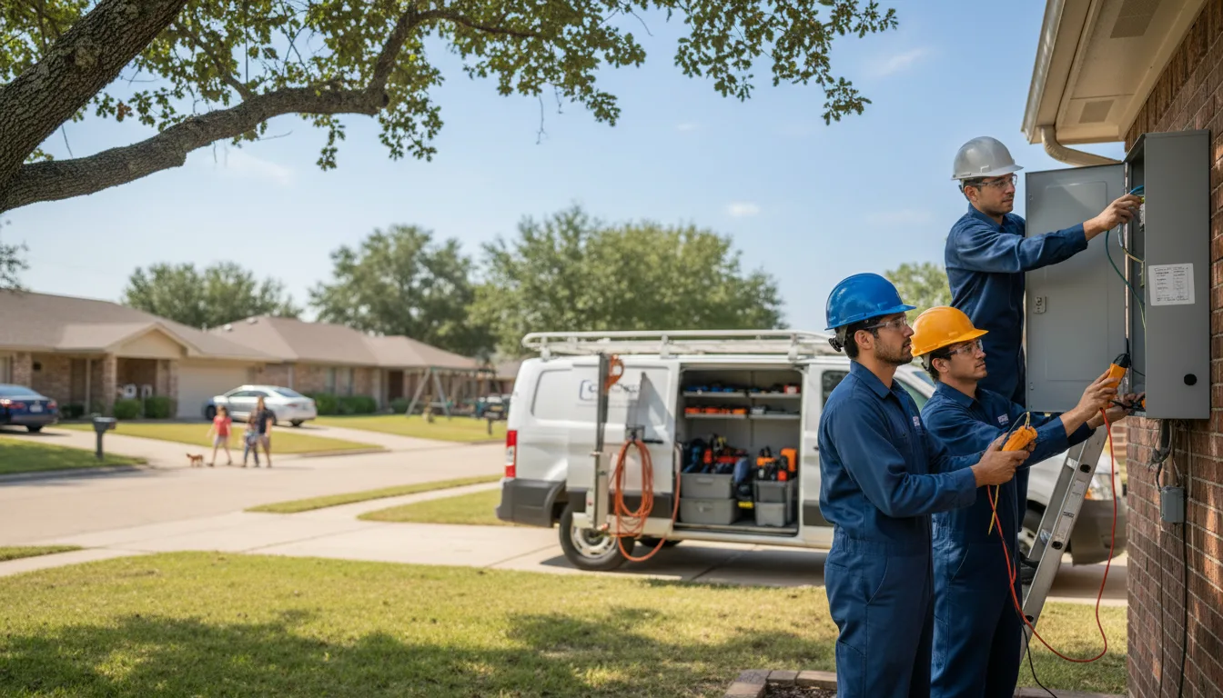 Certified electrician providing emergency electrical services in Kingston Mines, IL